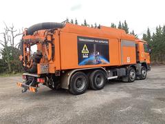 Mercedes-Benz Actros 3241 K 8x4 2004 RSP ESE 32 / 7-2 Doppelturbine - Right Back - Gebrauchte Saugbagger
