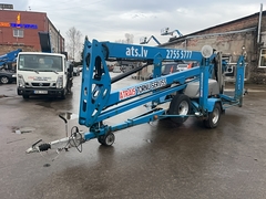 Genie TZ-50 DC w/ Drive 17.09 m - Left Front - Used Trailer-Mounted Boom Lift