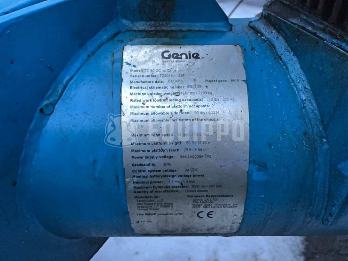 2016 Genie TZ-50 DC-48271073