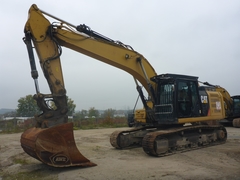 Caterpillar 330 FLN mit Oilquick OQ-80 Schnellkupplung und Löffel - - Gebrauchte Kettenbagger