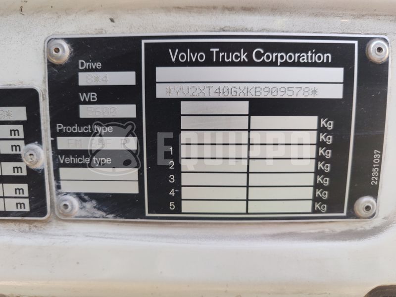 2019 Volvo FMX 500-48299565