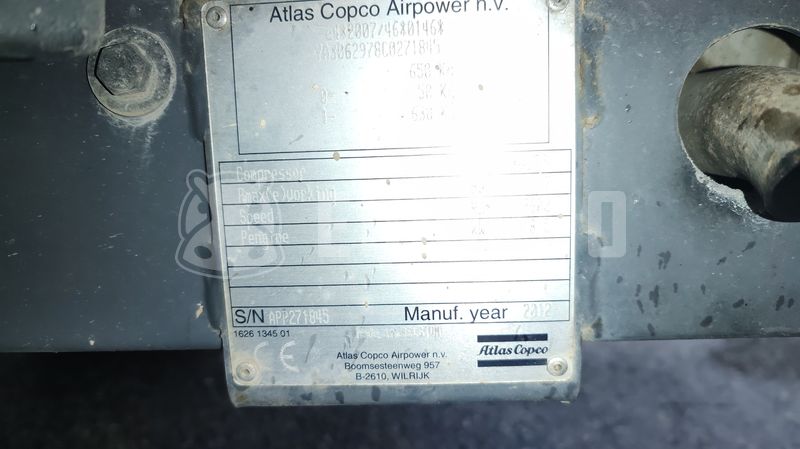 2012 Atlas Copco XAS 37 KD-48081450