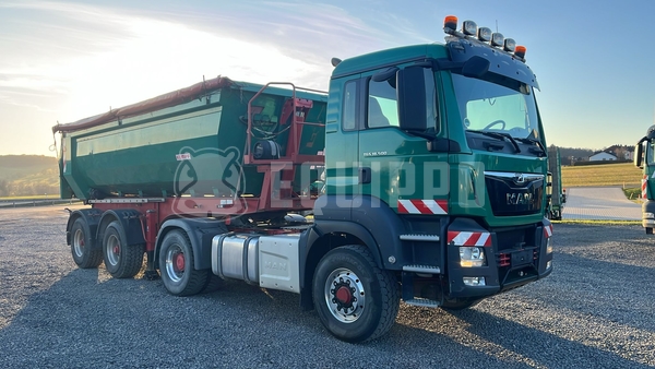 Picture of the MAN TGS 18.500 4x4H BLS with 2010 Kempf SKM 31/2 SR tipper semi-trailer