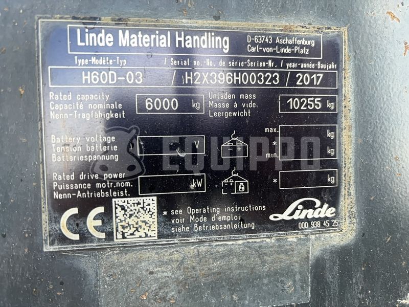 2017 Linde H60D-03-48301300