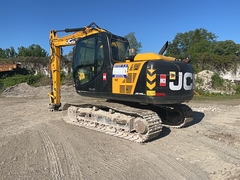 JCB JS145LC 4F - Links achter - Gebruikte Rupsgraafmachine