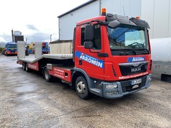 MAN TGL 8.250 4x2 Tieflader - - Gebrauchte Semi-Tieflader